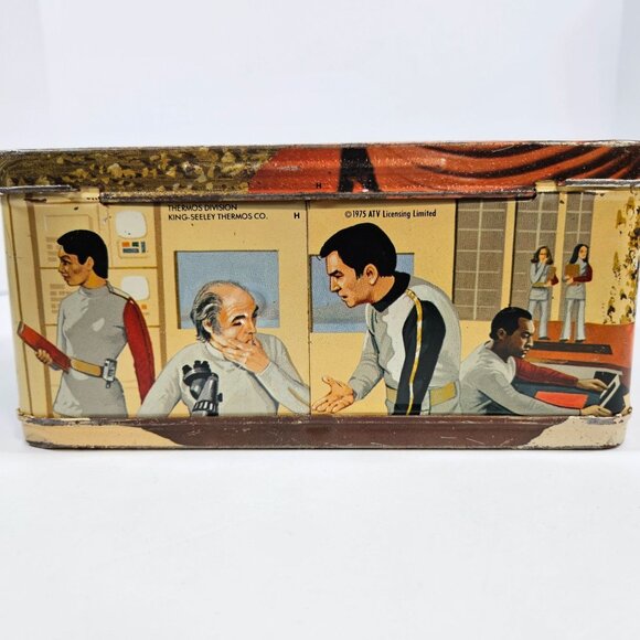 Space 1999 Vintage 1975 Metal Lunchbox & Thermos Bottle By King-Seeley Thermos - Picture 5 of 15